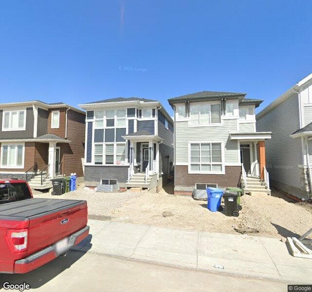 Street view of 28 Amblefield View NW, Calgary