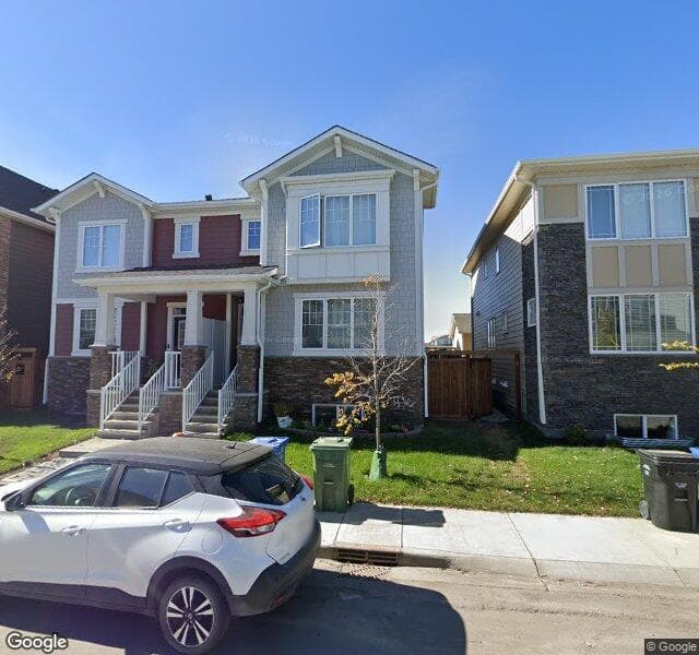 Street view of 186 Yorkville Green SW, Calgary