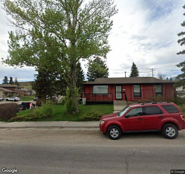 Street view of 7419 Hunterview Drive NW, Calgary