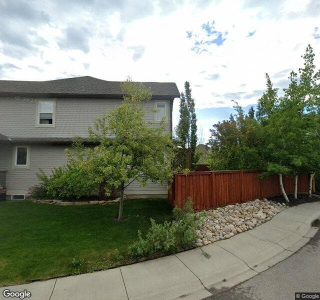 Street view of 308 Tremblant Way SW, Calgary