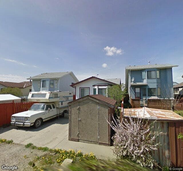 Street view of 44 Martindale Crescent NE, Calgary