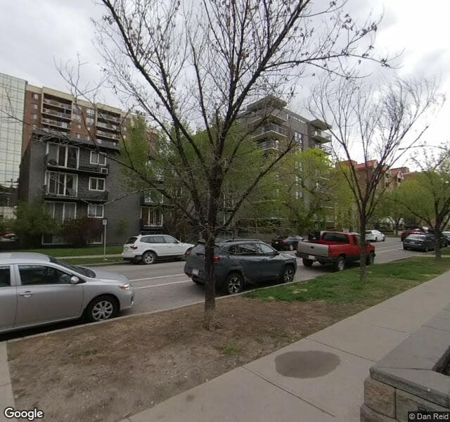 Street view of 603-626 15 Avenue SW, Calgary