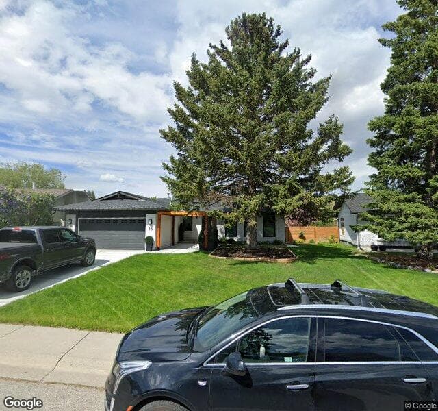 Street view of 16 Parkvista Place SE, Calgary