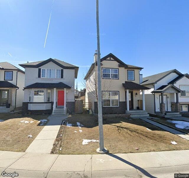 Street view of 44 Saddlefield Road NE, Calgary