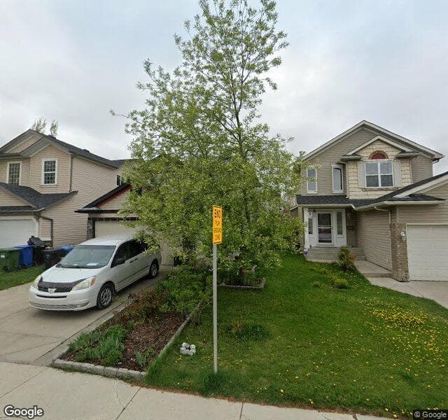 Street view of 72 Everstone Way SW, Calgary
