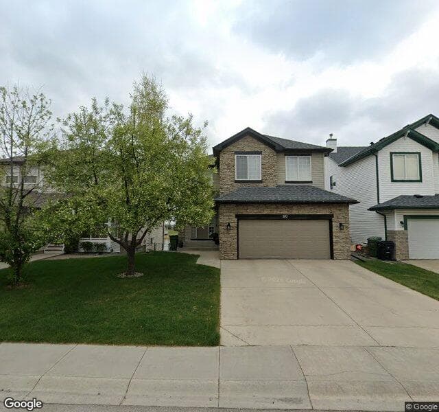 Street view of 80 Everhollow Way SW, Calgary