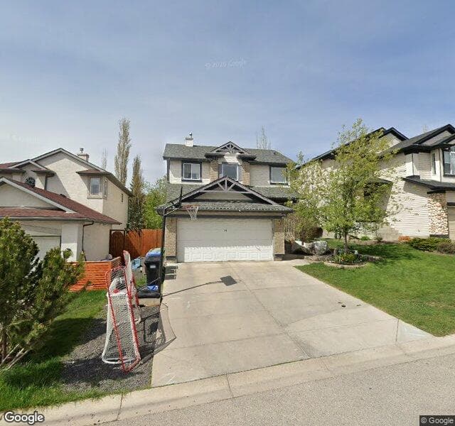 Street view of 55 Tuscany Hills Close NW, Calgary
