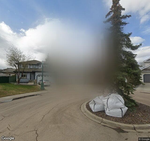 Street view of 1136 Wedgewood Boulevard NW, Edmonton