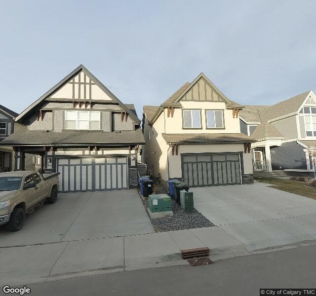 Street view of 64 Masters Terrace SE, Calgary