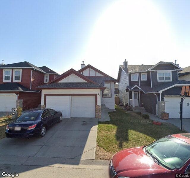 Street view of 93 Saddlehorn Close NE, Calgary