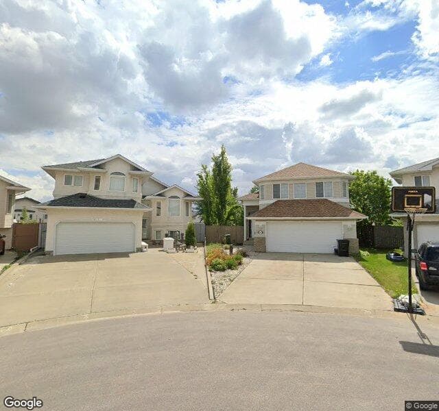 Street view of 16507 68 Street NW, Edmonton