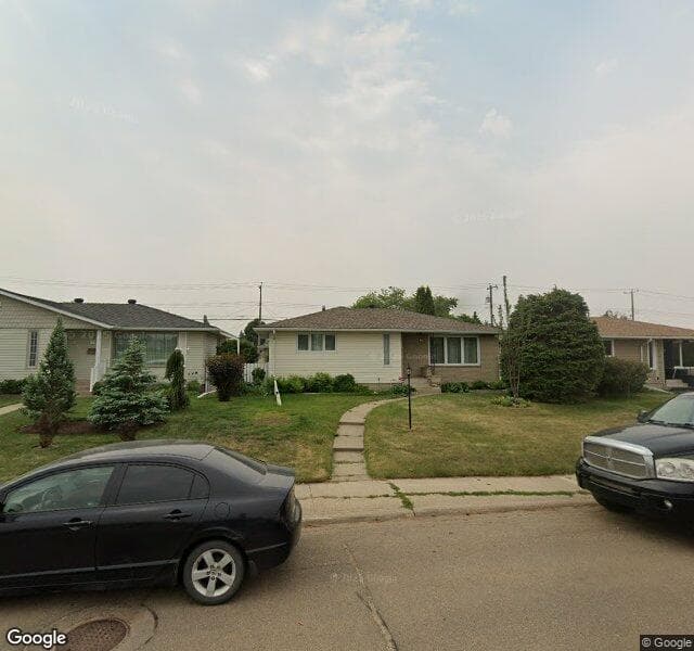 Street view of 6003 95 Avenue NW, Edmonton