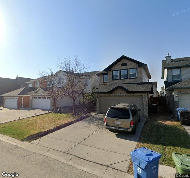 Street view of 58 Saddlecreek Crescent NE, Calgary