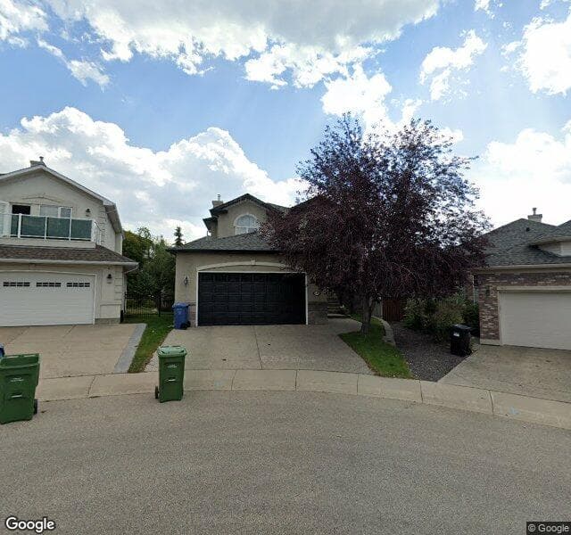 Street view of 156 Simcoe Close SW, Calgary