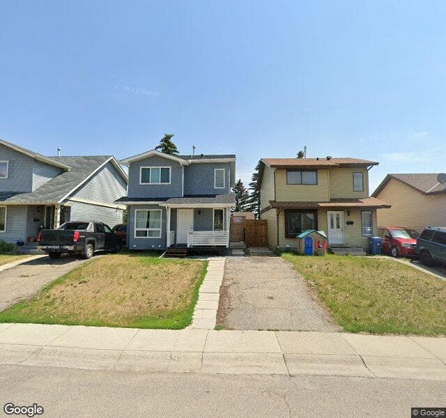 Street view of 116 Abinger Crescent NE, Calgary