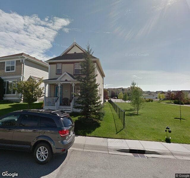 Street view of 92 Tuscany Springs Circle NW, Calgary