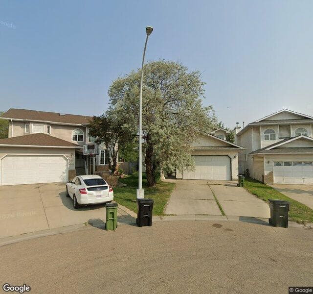 Street view of 1049 James Crescent NW, Edmonton