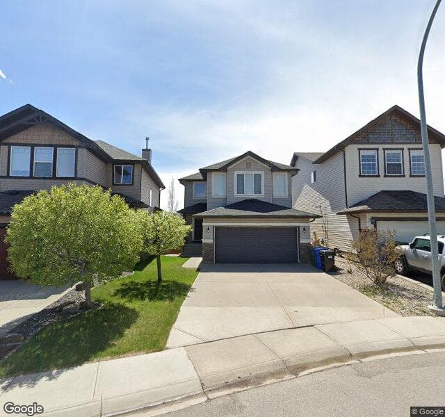 Street view of 229 Tuscany Reserve Rise NW, Calgary