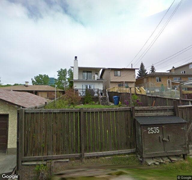 Street view of 2535 9 Avenue SE, Calgary