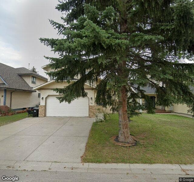 Street view of 48 Scenic Hill Close NW, Calgary