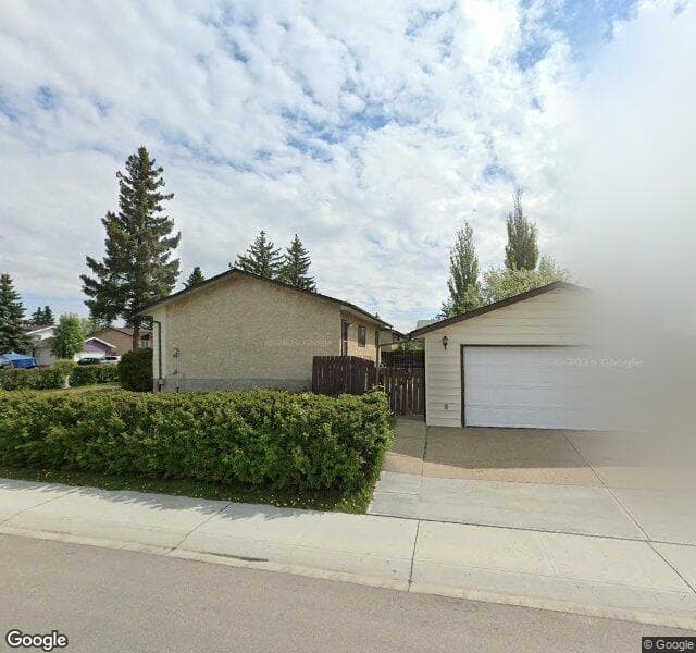 Street view of 9843 166 Avenue NW, Edmonton