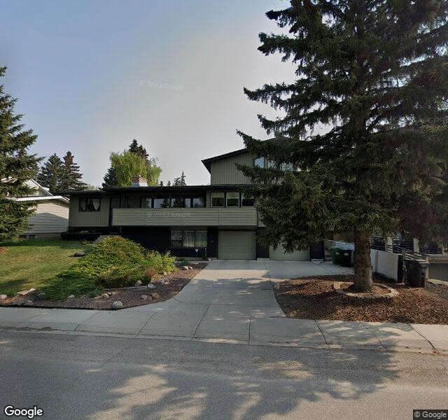 Street view of 1632 Cayuga Drive NW, Calgary