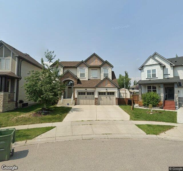 Street view of 158 Elgin View SE, Calgary