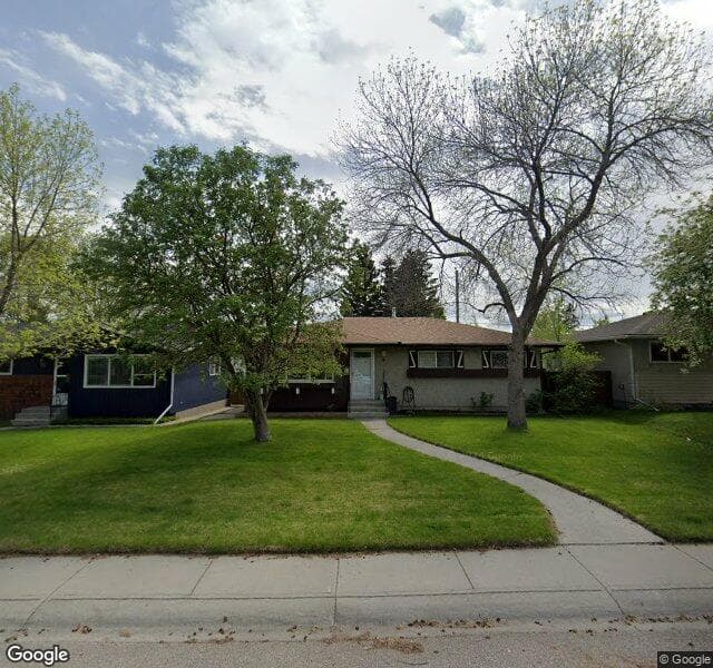 Street view of 9 Atlanta Crescent SE, Calgary
