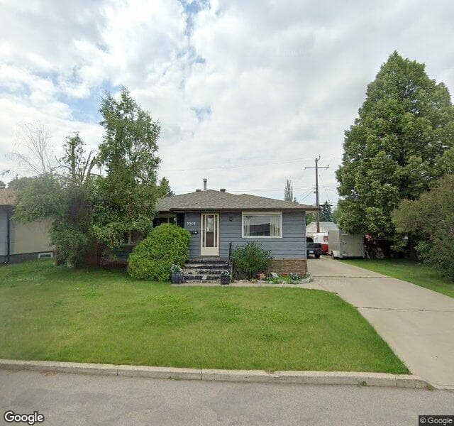 Street view of 9508 75 Street NW, Edmonton