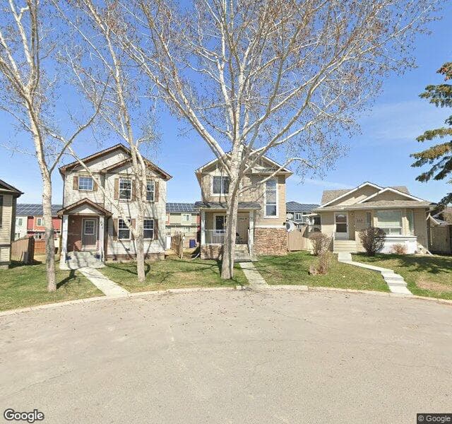Street view of 341 Martinwood Place NE, Calgary