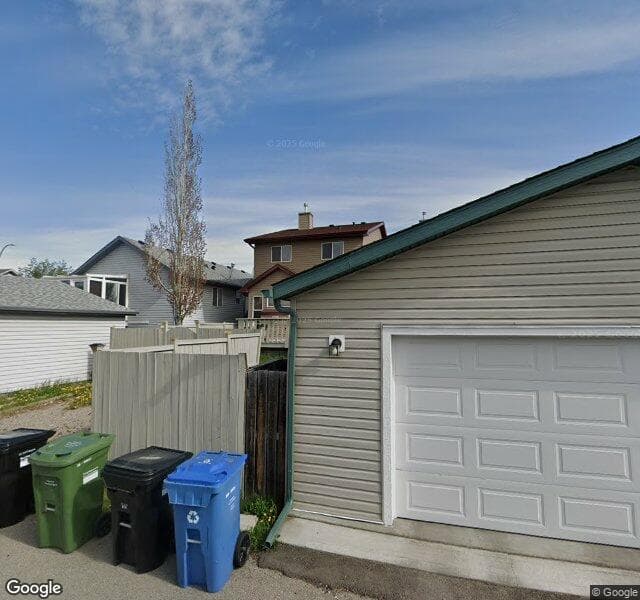 Street view of 343 Taravista Street NE, Calgary