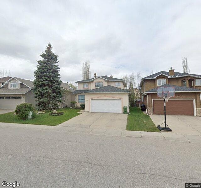 Street view of 80 Evergreen Way SW, Calgary