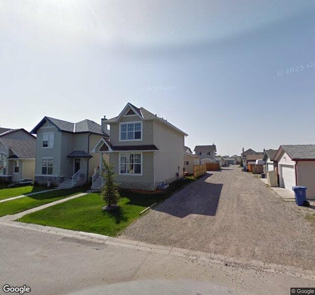 Street view of 166 Cramond Close SE, Calgary
