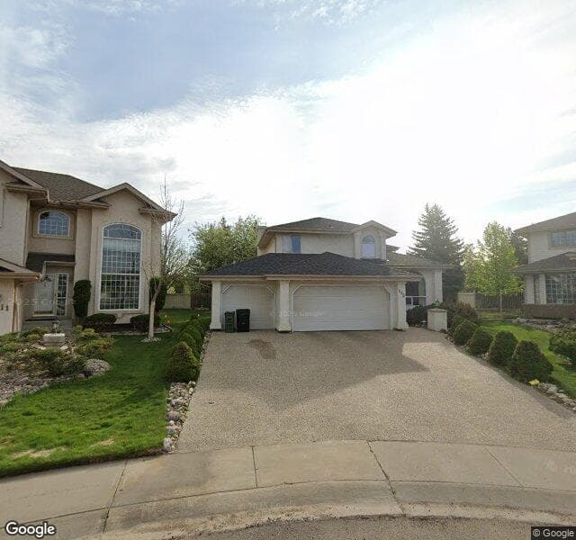 Street view of 115 Twin Brooks Cove NW, Edmonton