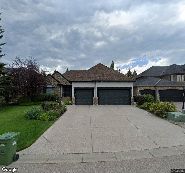 Street view of 248 Aspen Meadows Court SW, Calgary