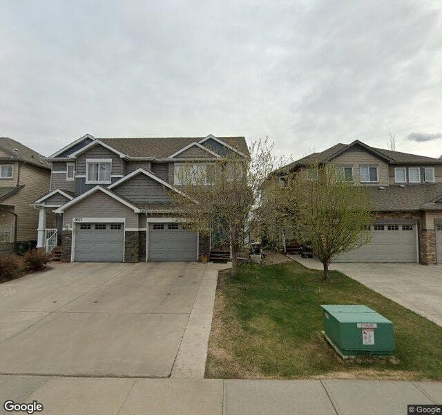 Street view of 9511 Simpson Court NW, Edmonton