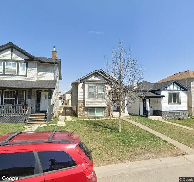 Street view of 32 Saddlebrook Gardens NE, Calgary