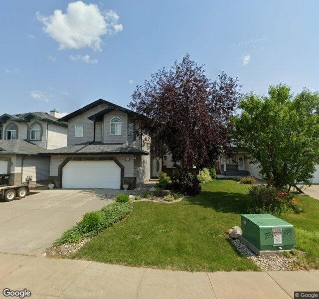 Street view of 16351 87 Street NW, Edmonton