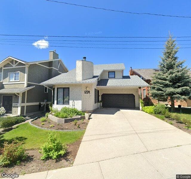Street view of 1239 16A Street NW, Calgary