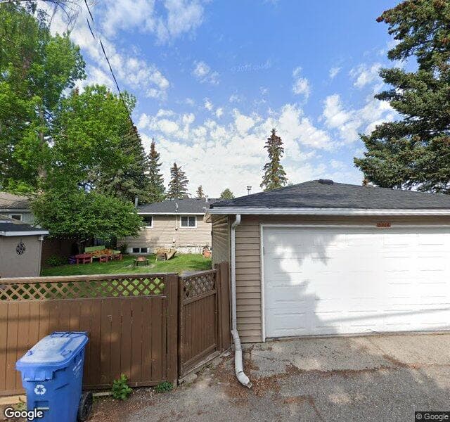 Street view of 5028 48 Street NW, Calgary
