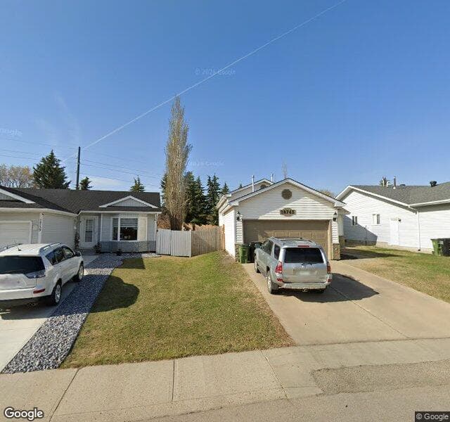 Street view of 18743 80 Avenue NW, Edmonton