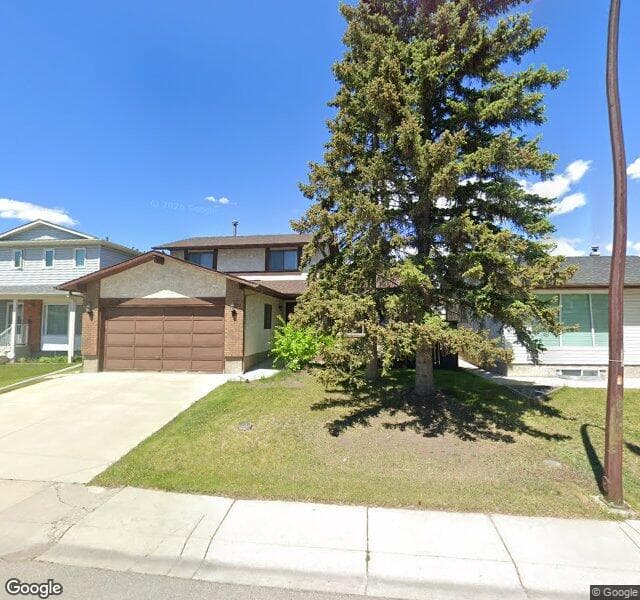 Street view of 12 Templemont Way NE, Calgary