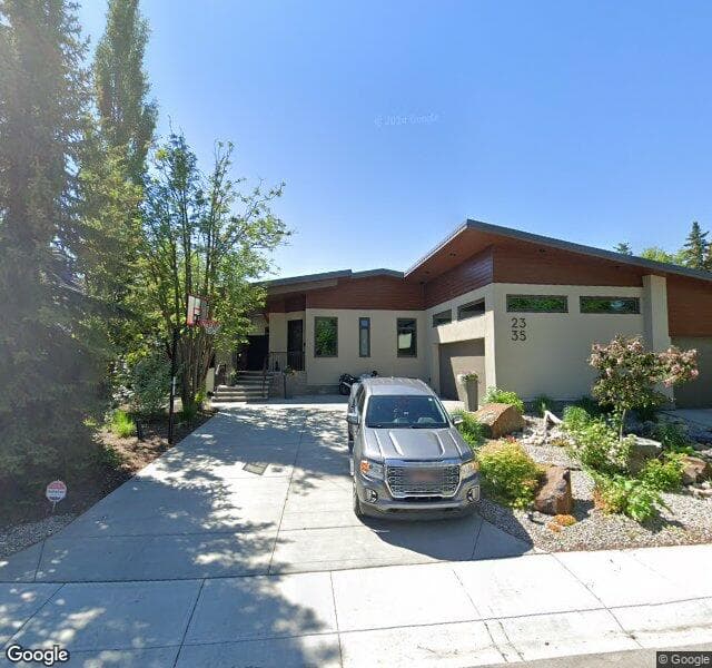 Street view of 2335 Longridge Drive SW, Calgary