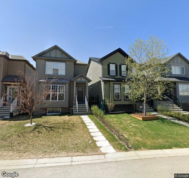 Street view of 267 Sage Bank Grove NW, Calgary