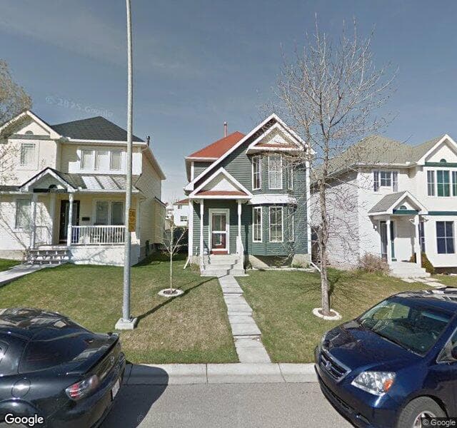 Street view of 122 Hidden Crescent NW, Calgary