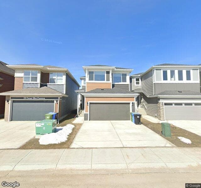 Street view of 63 Corner Glen Common NE, Calgary