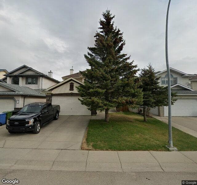 Street view of 40 Hidden Park NW, Calgary