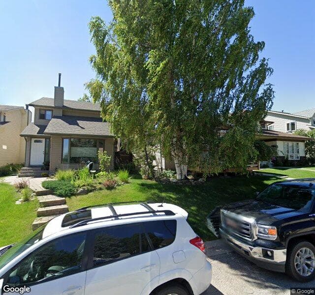 Street view of 32 Strandell Crescent SW, Calgary