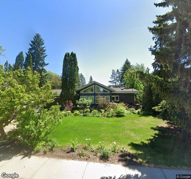 Street view of 7707 139 Street NW, Edmonton