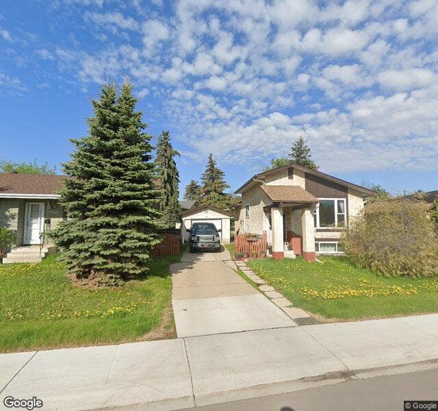 Street view of 17116 101 Street NW, Edmonton